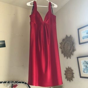Red Silky Calivin Klein Dress